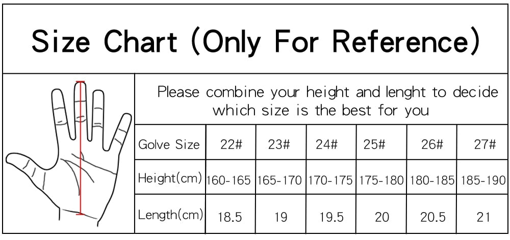 1 Pcs Men's Golf Glove Left Hand Right Hand Micro Soft Fiber Breathable Golf Gloves Men Color Black Brand GOG