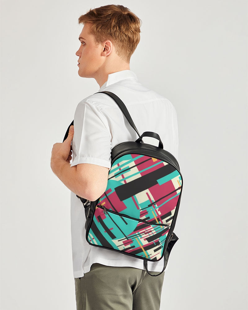 CREATIVE ABSTRACT CREATED BY FLIPSTYLEZ Classic Faux Leather Backpack
