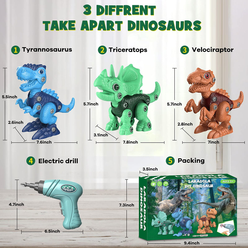Build a Dinosaur with Electric Drill