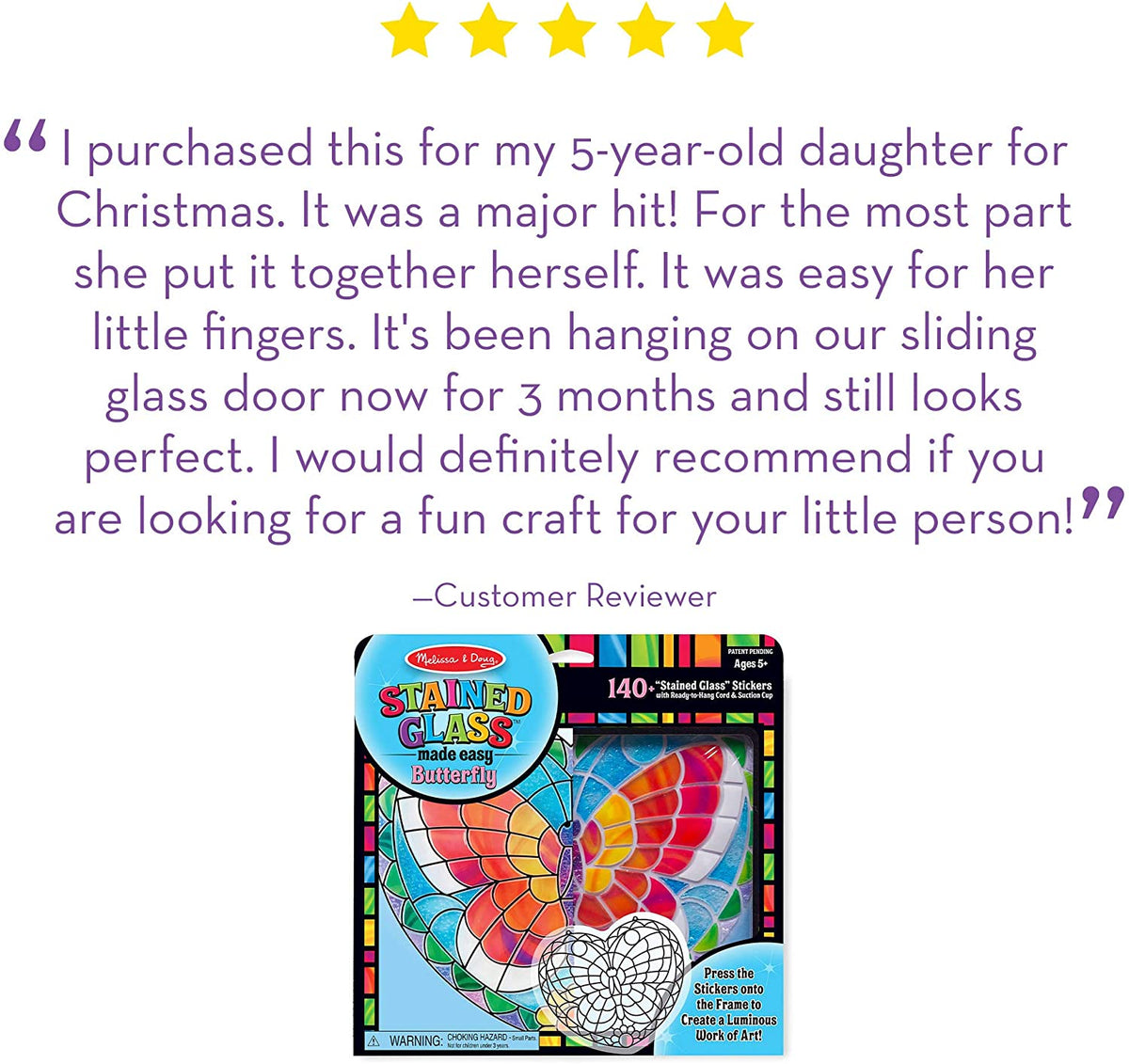 Butterfly Hearts Glass Art