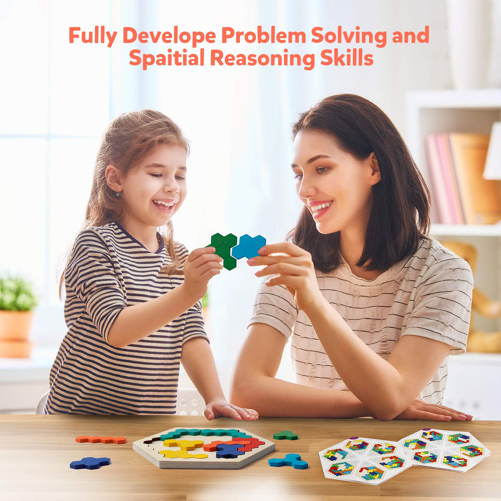 Hexagon Brain Teasers Puzzle