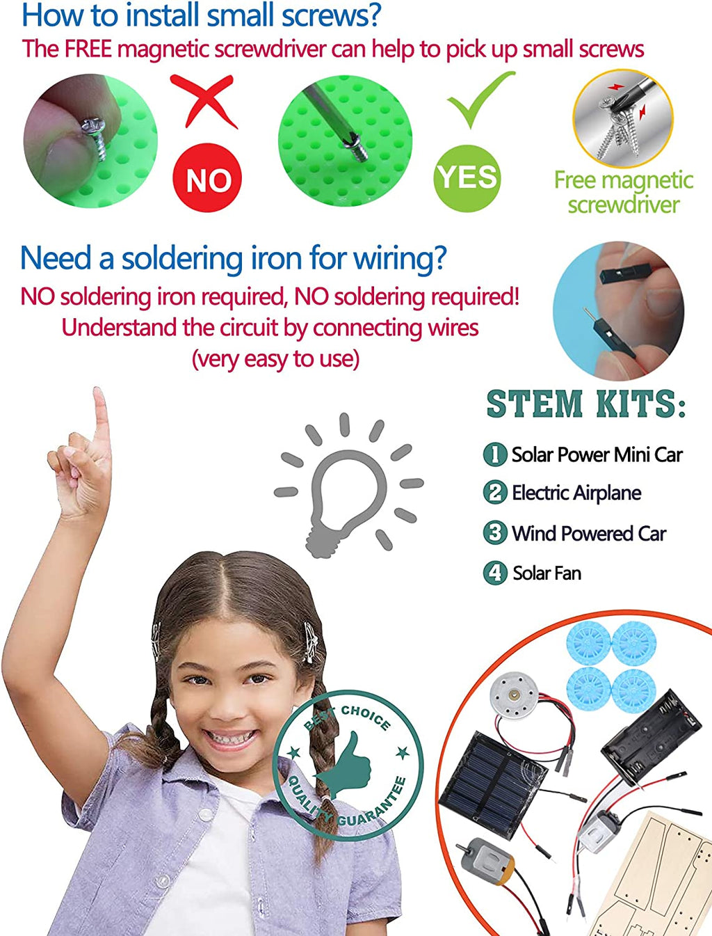 Kids Solar Power Learning Experiment Projects Set