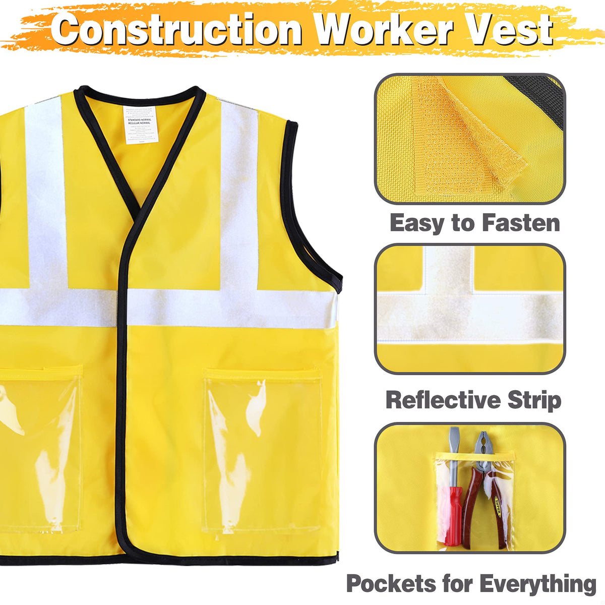 Construction Worker Costume Set