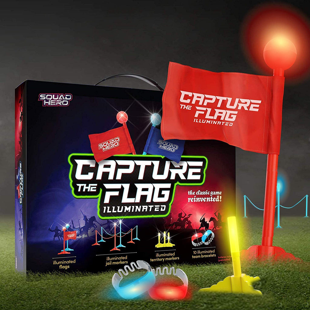 Glow Battle Capture the Flag, Light Up Outdoor Adventure Game for Kids & Families