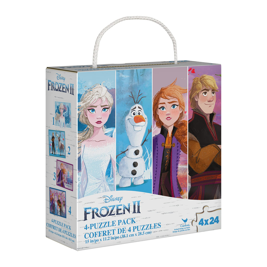 Frozen World of Imagination Puzzles - 4 Pack