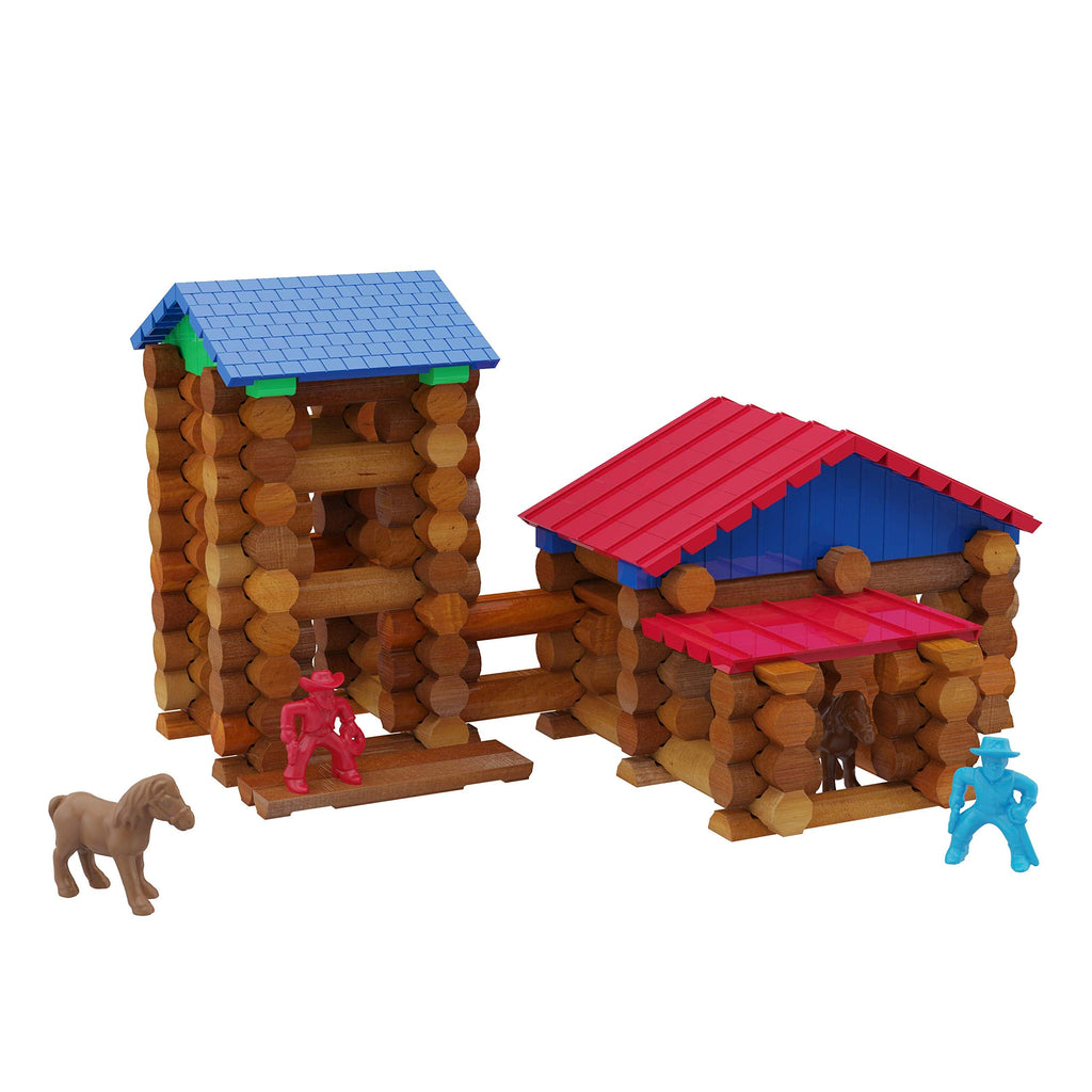 Retro American Wooden Builder Logs