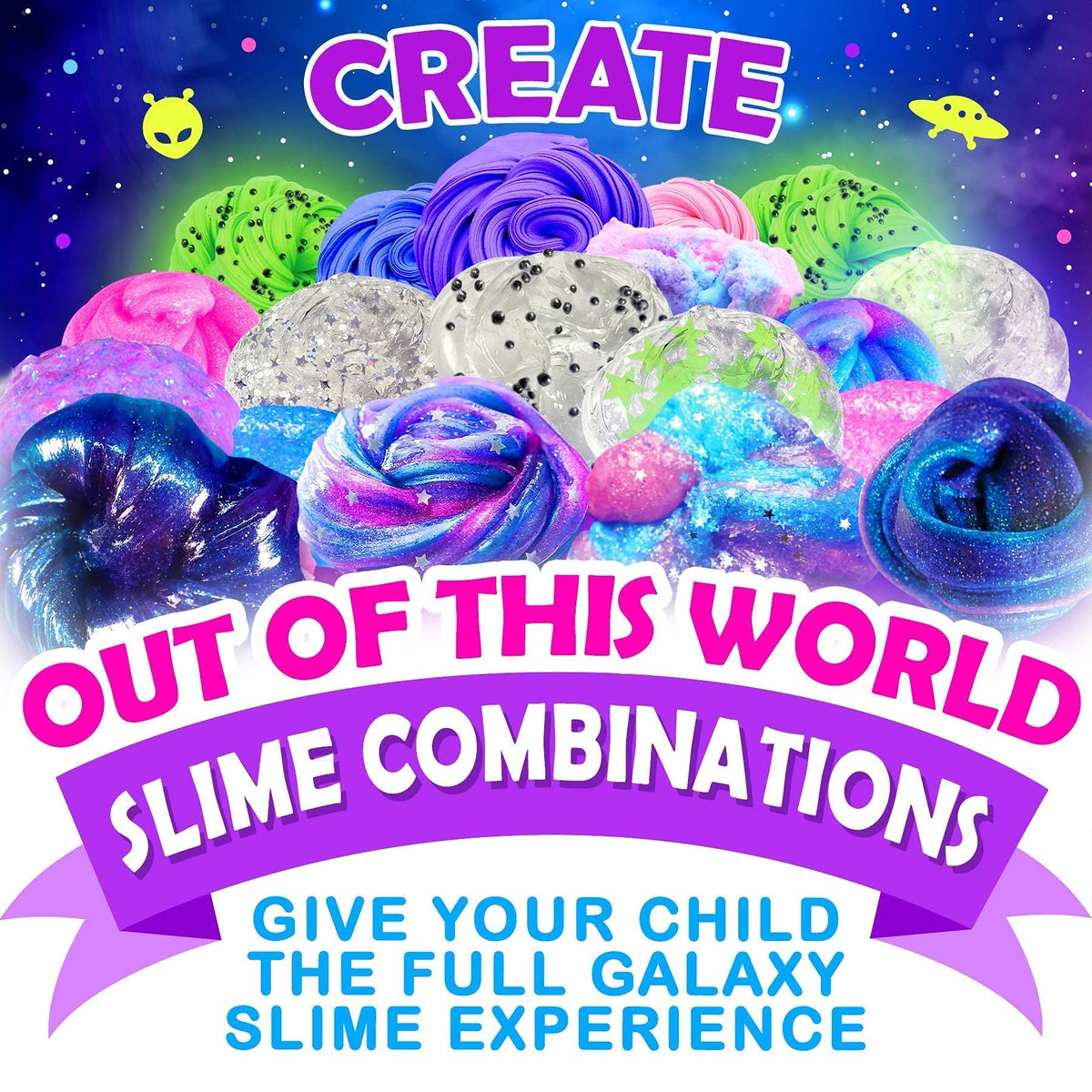 Galaxy Glow in the Dark Slime