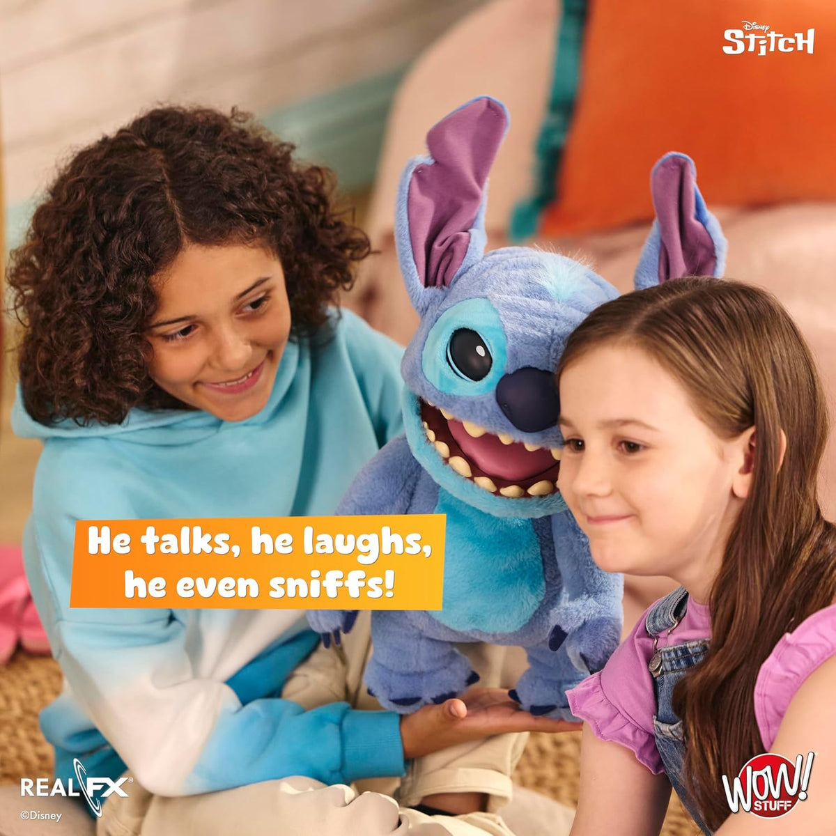 Interactive 18" Stitch Plush