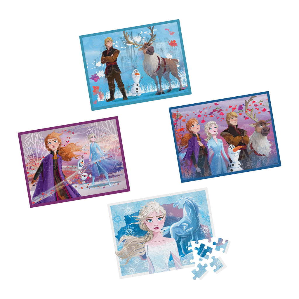 Frozen World of Imagination Puzzles - 4 Pack