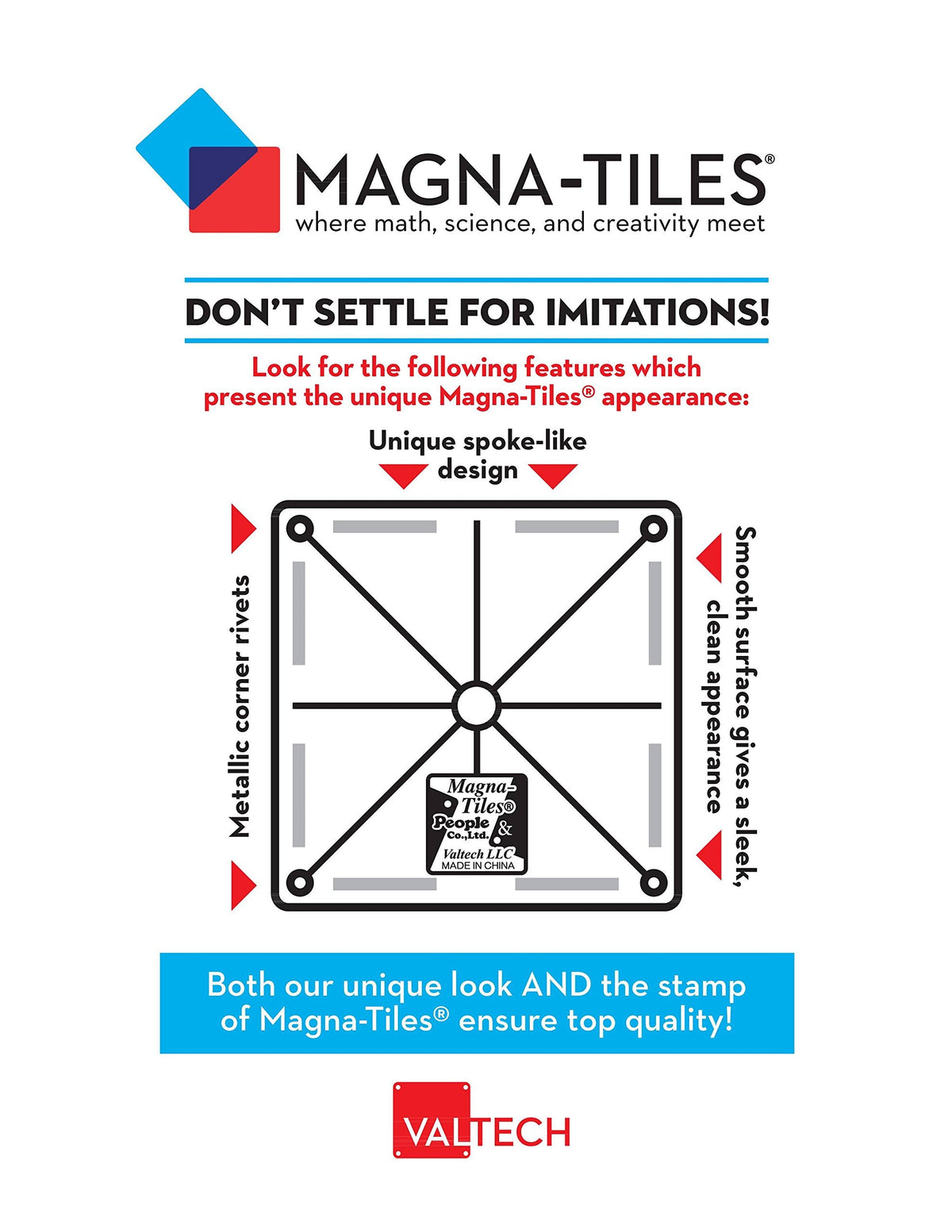 MEGA Magnetic Building Tiles
