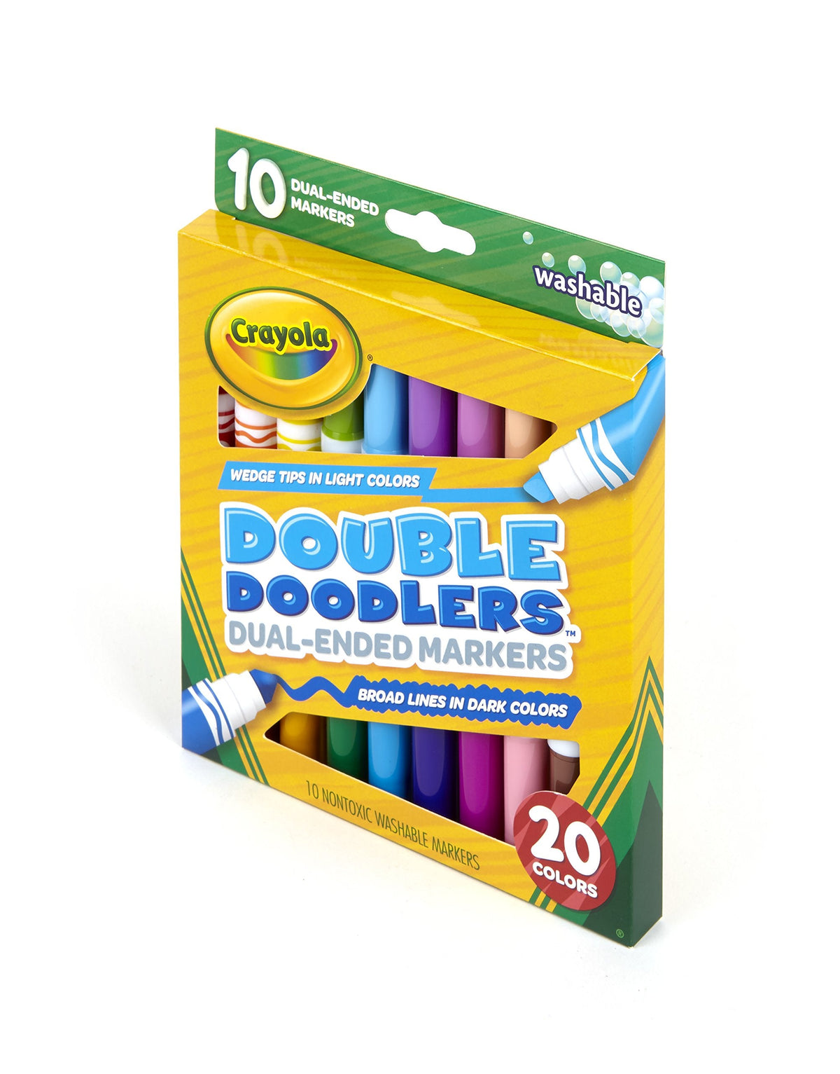 Double Doodlers Crayola Dual-Tip Washable Markers, 10 Ct.