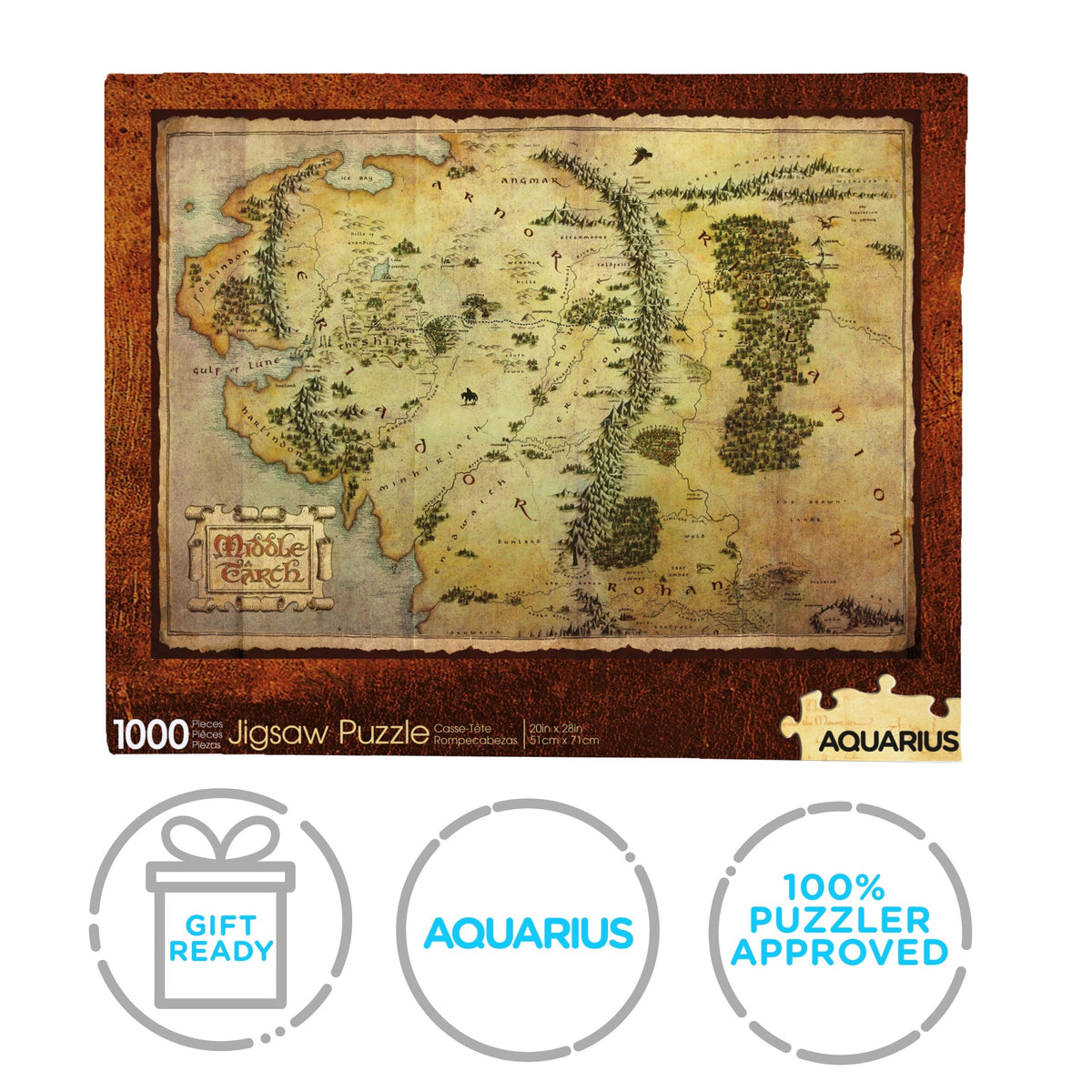 Aquarius Puzzles: The Hobbit Map
