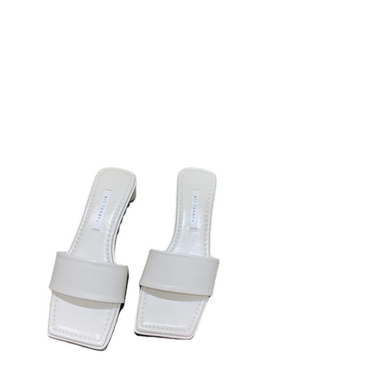 Roman Shoes Slippers Word Low-heel Sandals