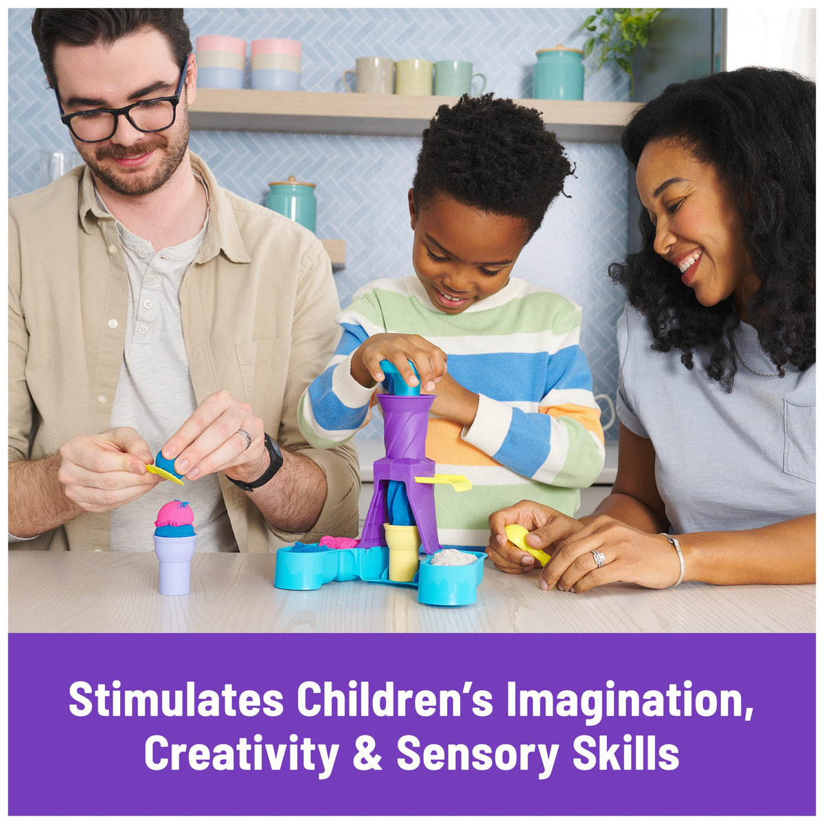 Swirl & Serve Kinetic Sand Station