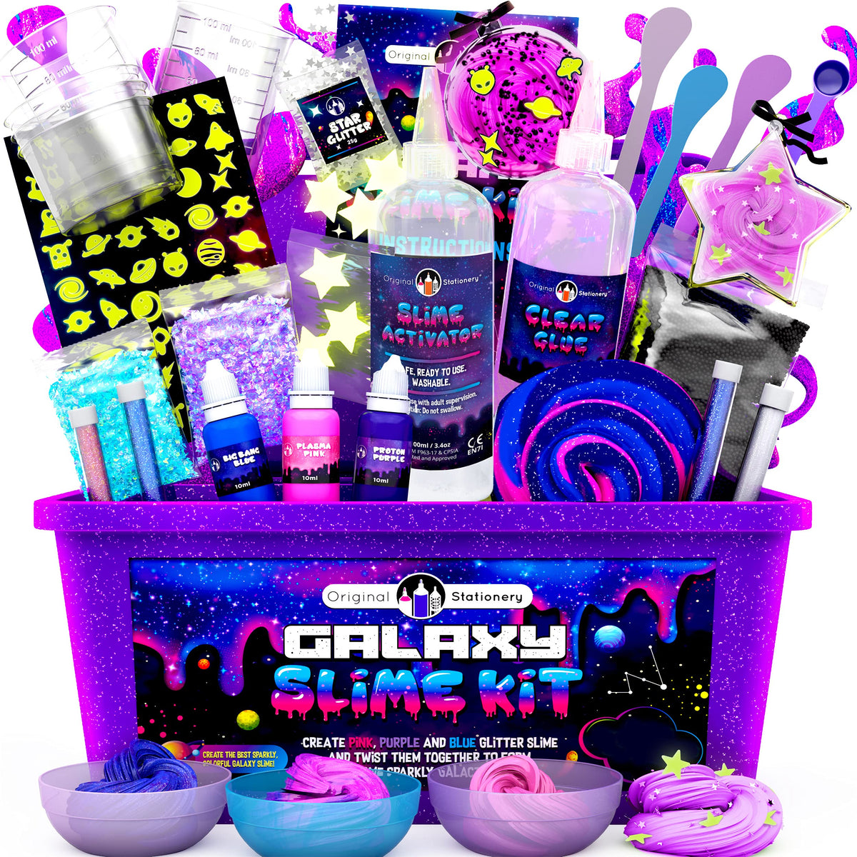 Galaxy Glow in the Dark Slime
