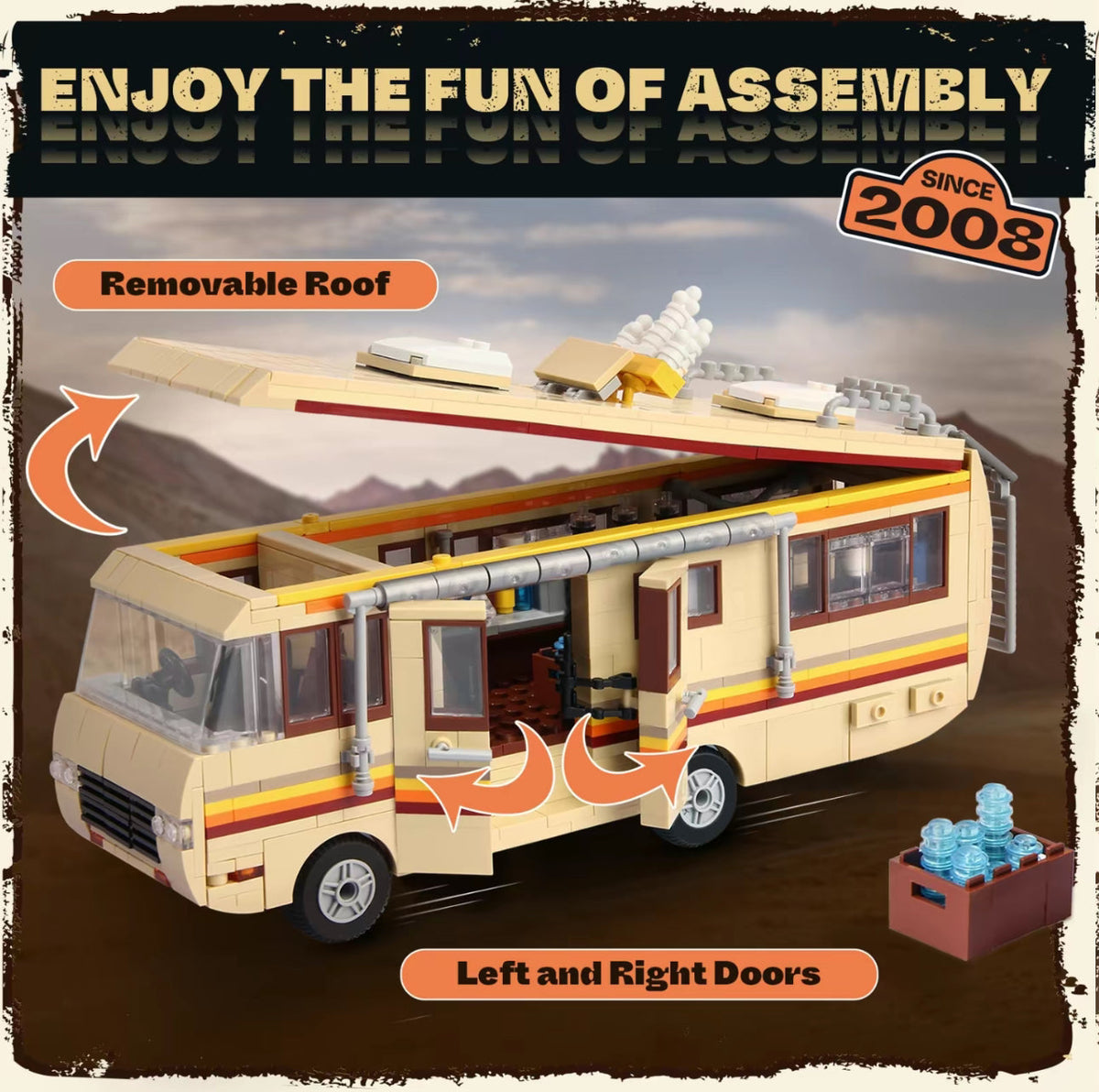 BlockBus Camper Set