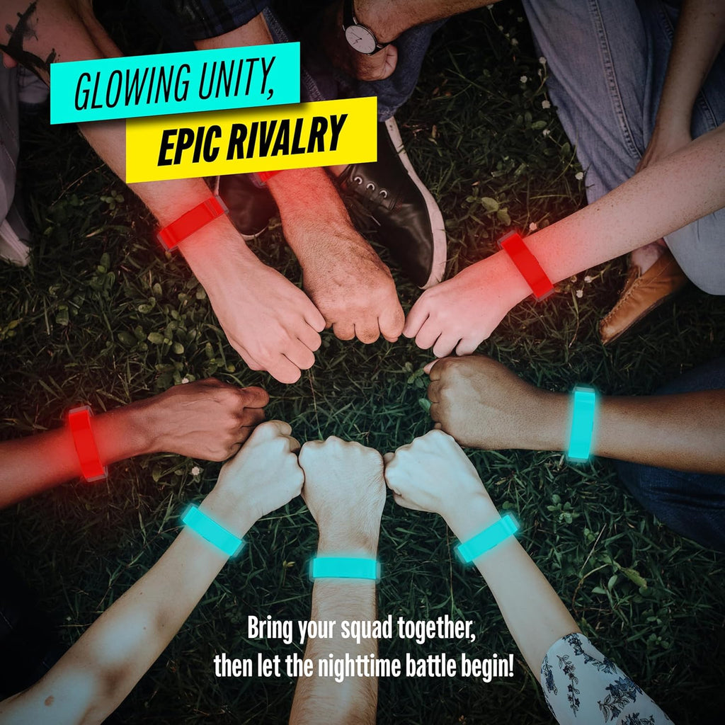 Glow Battle Capture the Flag, Light Up Outdoor Adventure Game for Kids & Families