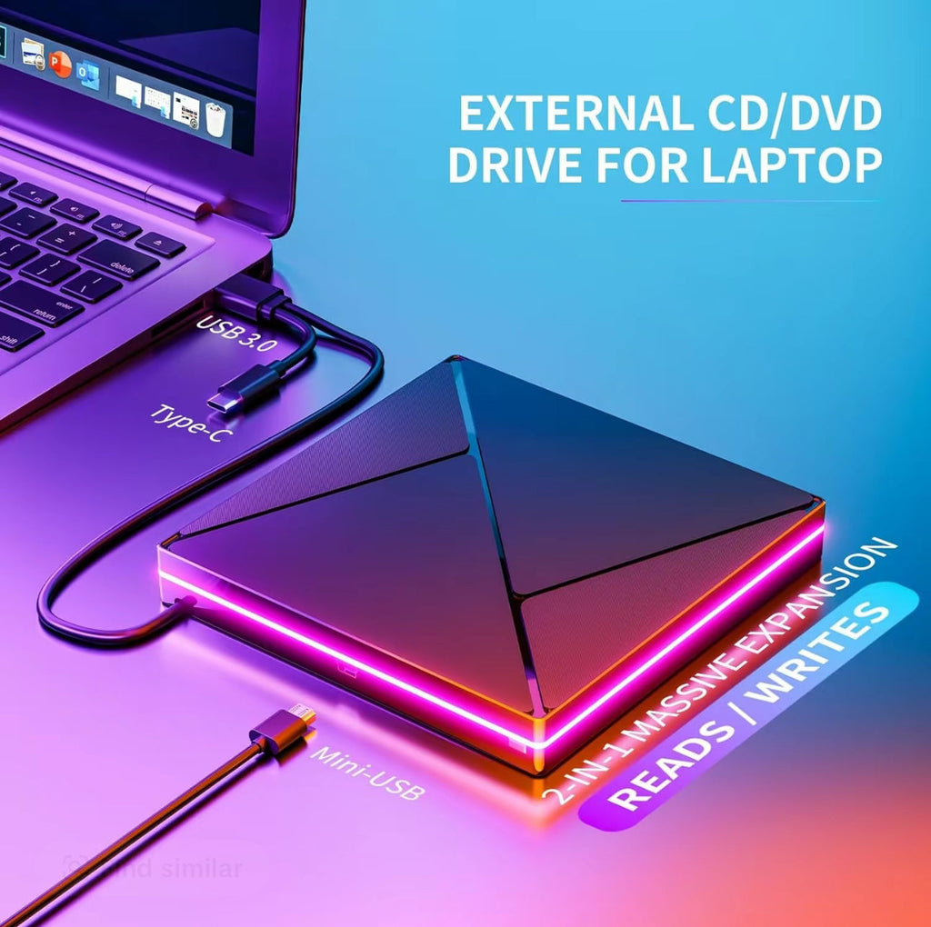 MemoraDrive USB-C DVD Burner