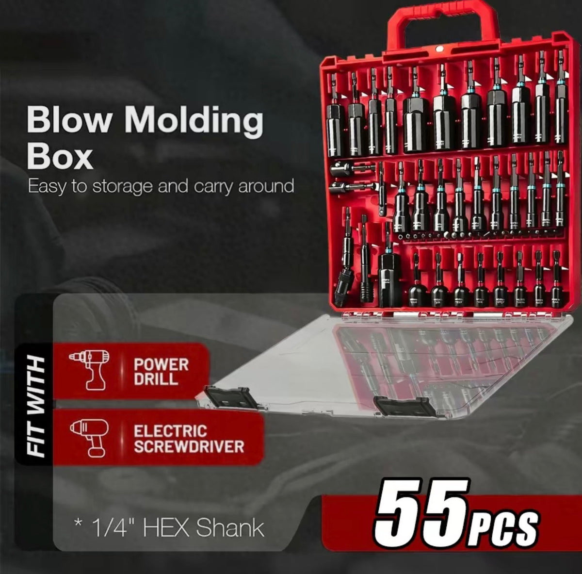 MagniDrive 55PC Nut Driver Set