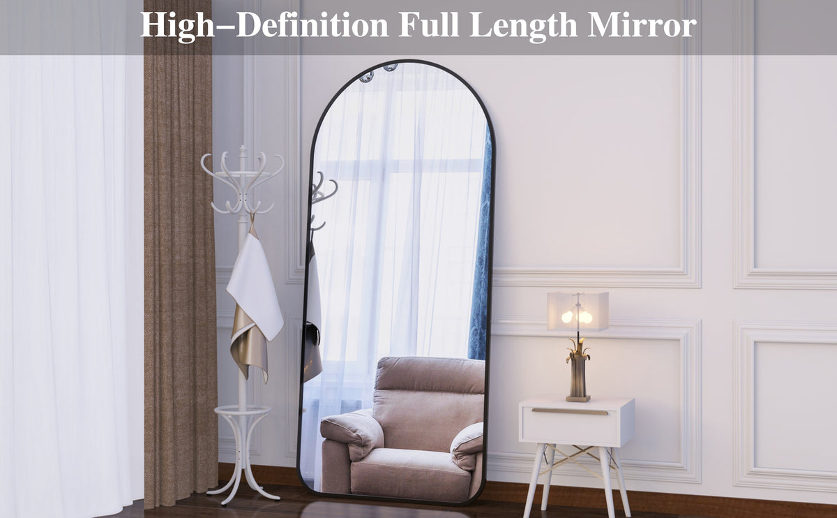 71"×32" Big Full Body Mirror for Bedroom Oversized Floor Mirror Large Standing Mirror Living Room Dressing Mirror Leaning Agains