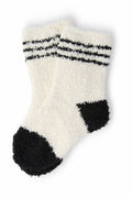 Coconut/Black Sporty Cozy Socks