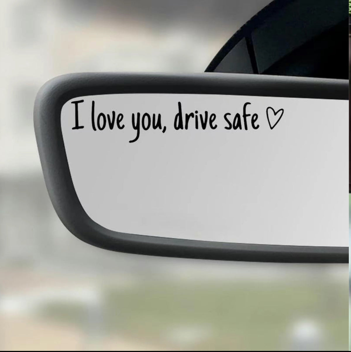 SafeLove Mirror Decal Set