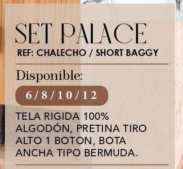(Vest and Short Set) Palace 100% Authentic Colombian High-Rise Baggy Bermuda Shorts