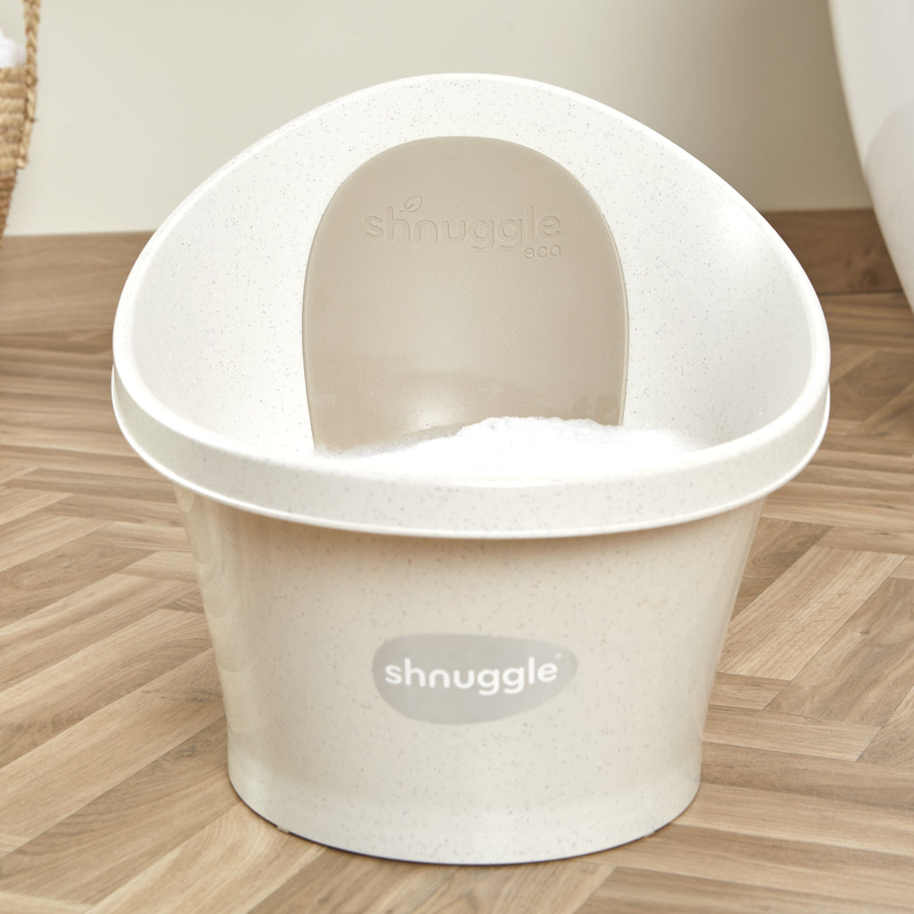 Shnuggle Baby Bath | Newborn baby bath Support with Bum Bump | Compact Bathtub for babies | Bath Seat Suitable from Birth