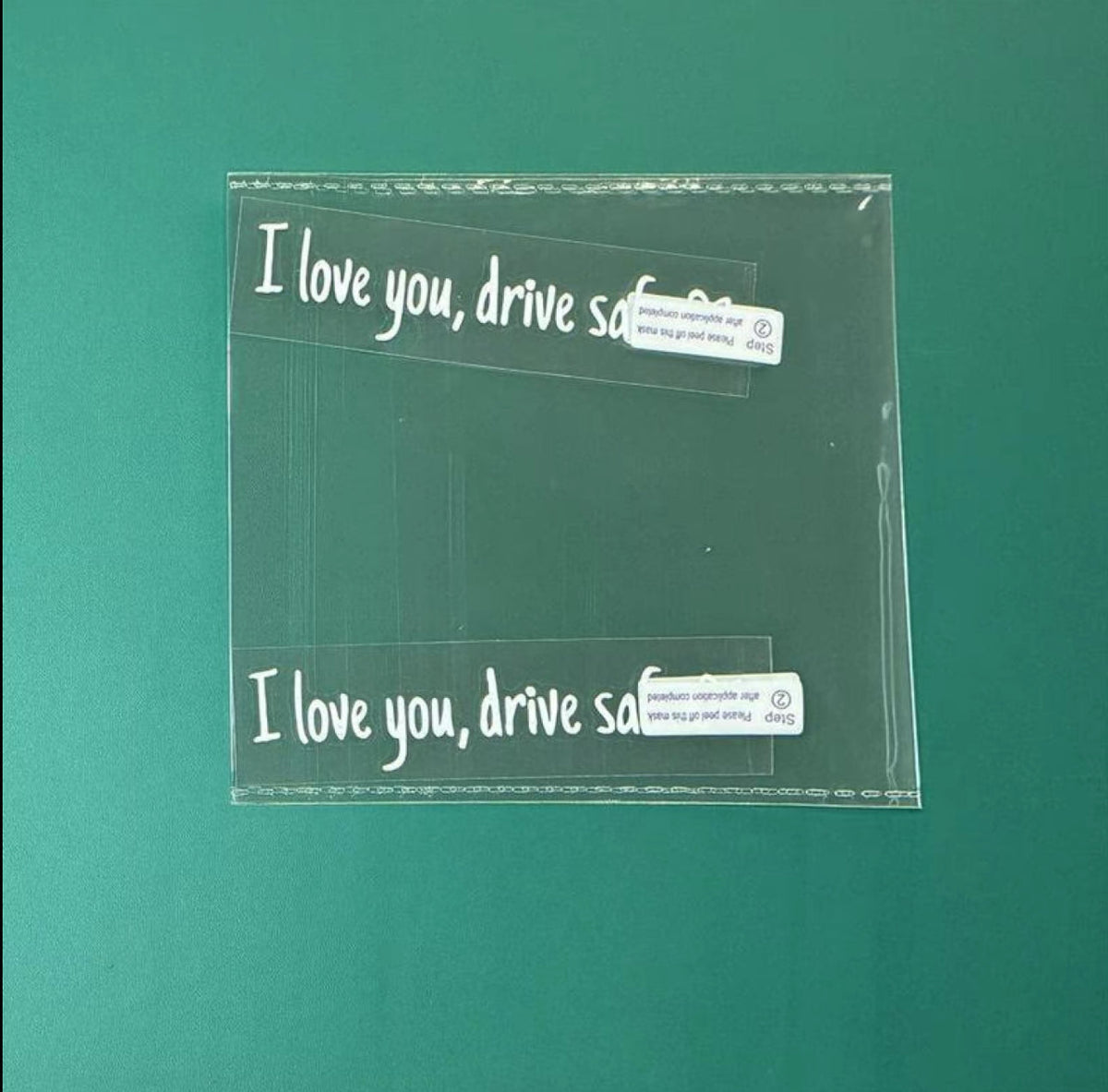 SafeLove Mirror Decal Set