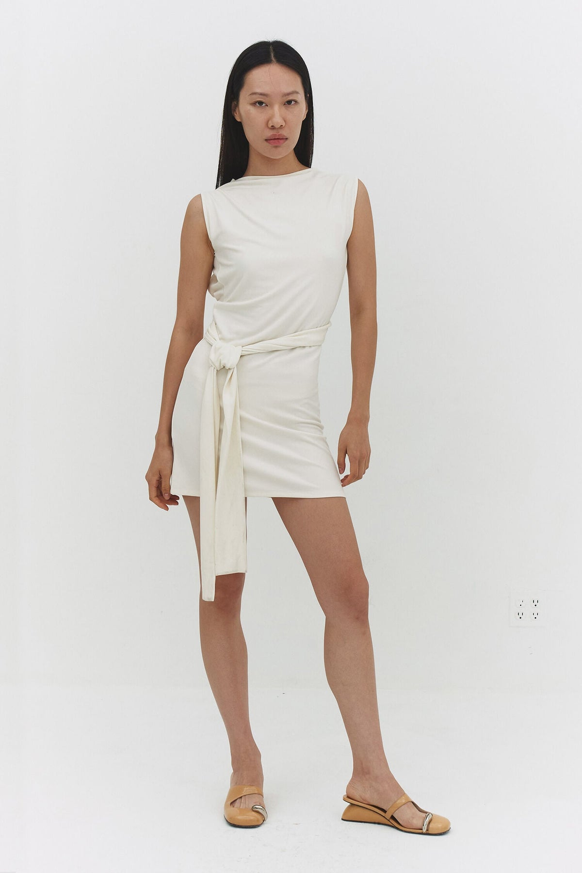 BEATRIZ DRESS IN OFF WHITE
