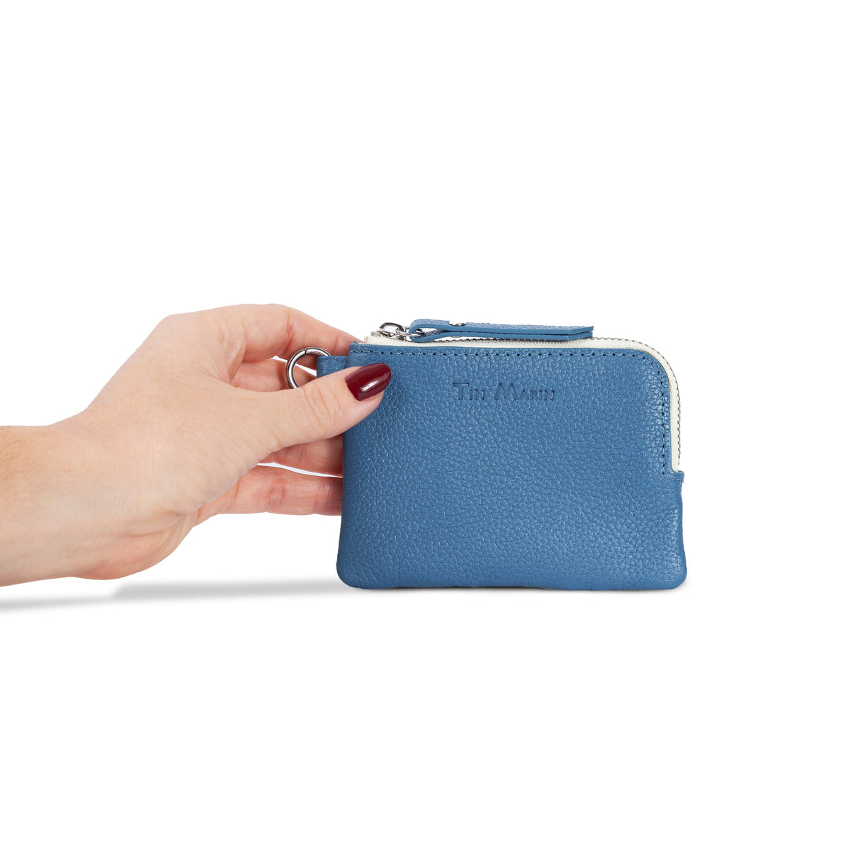 Gina Leather Top Zip Wallet