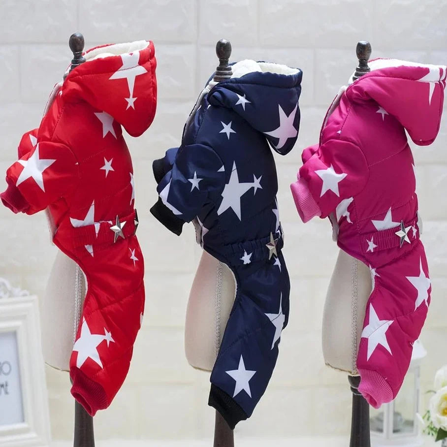 HOT Pet Dog Clothes Coat Winter Warm Outerwear Thicken Dog Costume Clothing Wadded Jacket Pet Cat Products Clothes For Dog Puppy