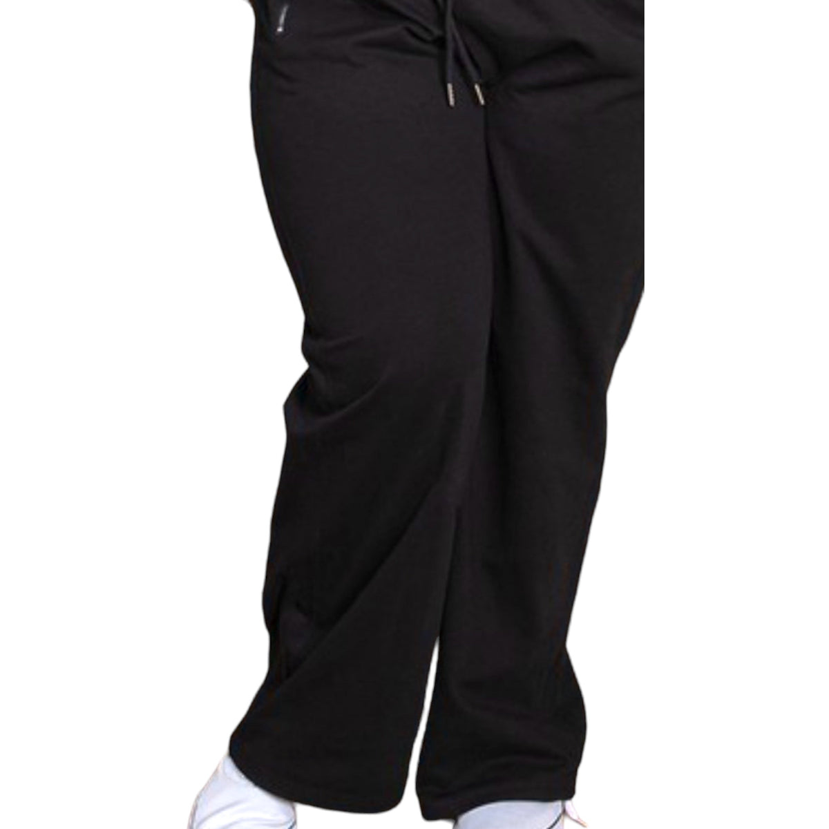 Women’s Black Plus Size Oversized Poncho Hoodie Set