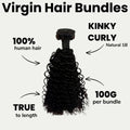 Kinky Curly 100% Human Hair Bundles