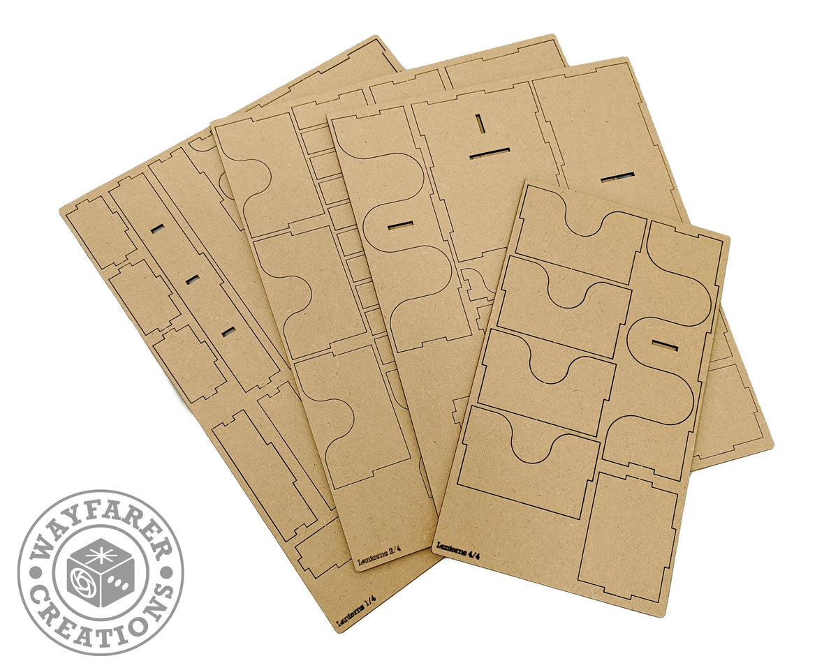 Lanterns Board Game Organizer Insert