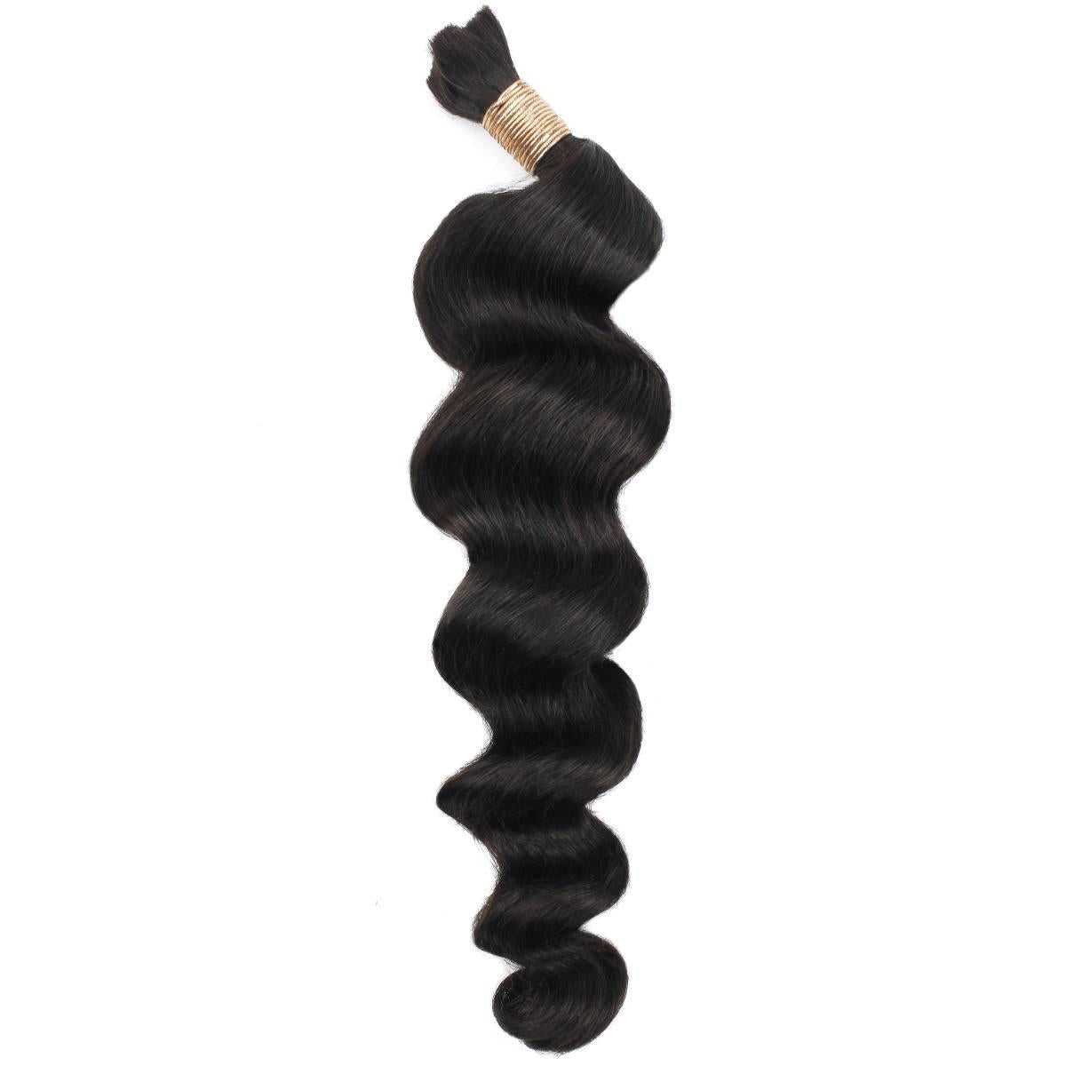Loose Wave Bulk 100% Human Braiding Hair