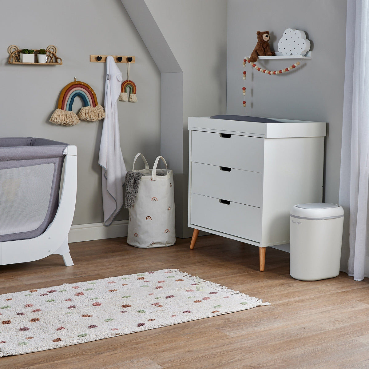 Shnuggle Eco-Touch Nappy Bin Diaper Pail