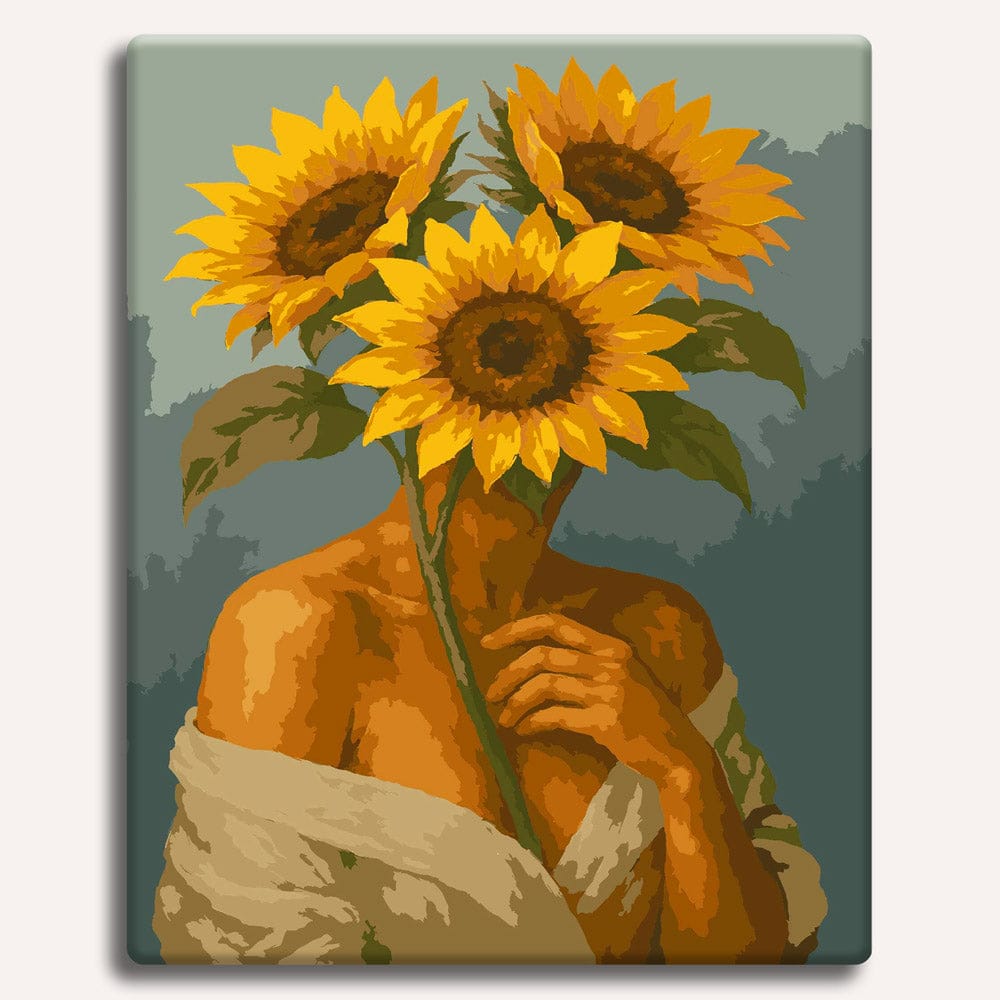 Sunflower love - Paint By Numbers Kit