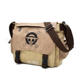 One Piece Male Tuition Green Cartoon Men's Messenger Bags