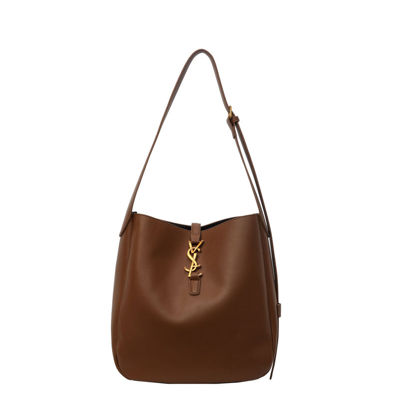 Women's Retro Fashion Letter Large Capacity Commuter Crossbody Bags