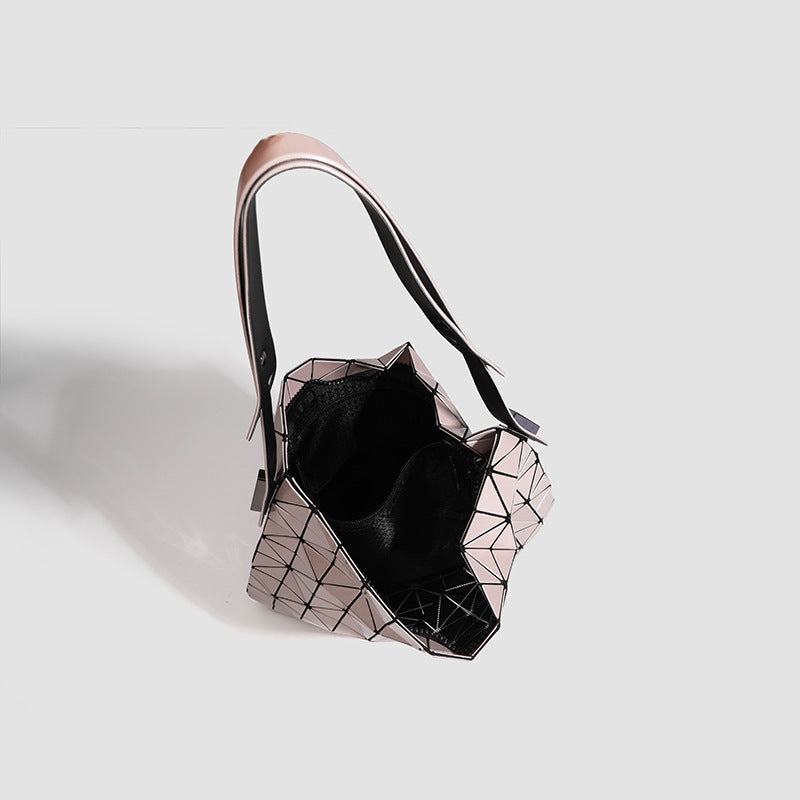 Trendy Style Underarm Commuter Geometric Rhombus Crossbody Bags