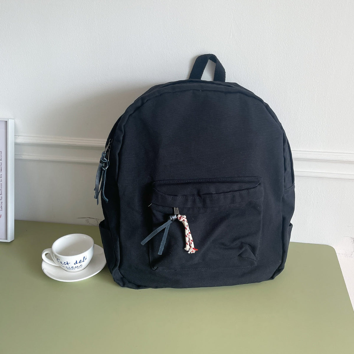 Leather Wash Canvas Simple Fashion Retro Backpacks