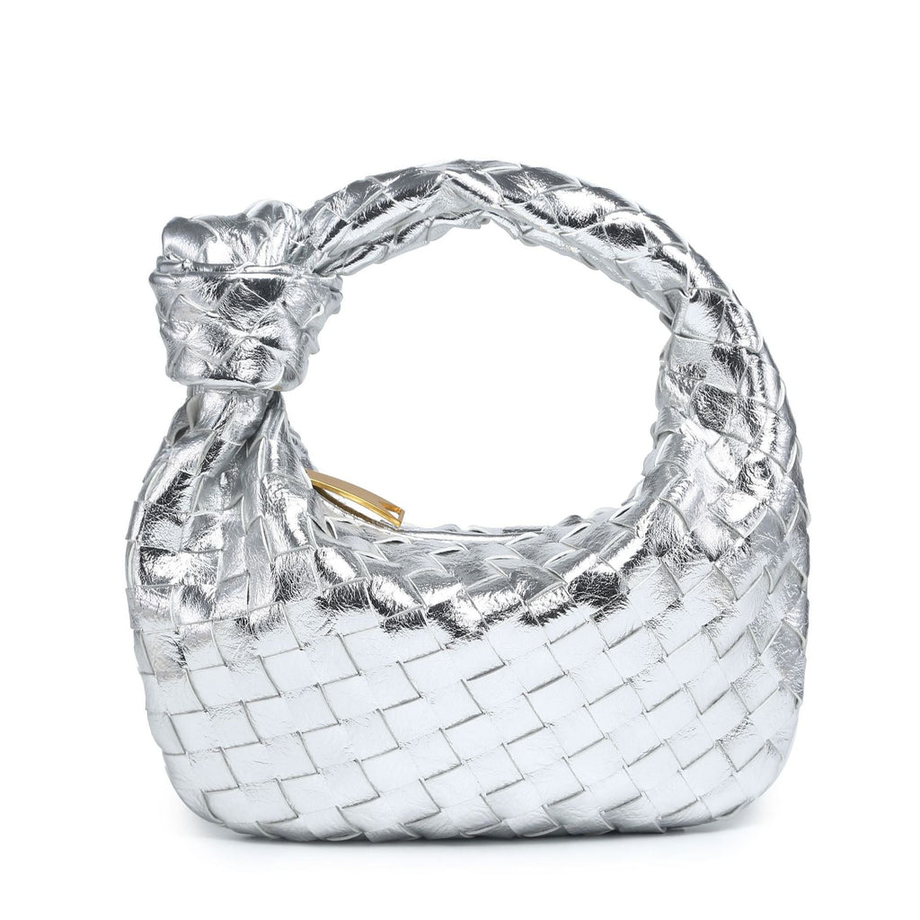 Fashion Trend Dumpling Knotted Hand-woven Croissant Handbags