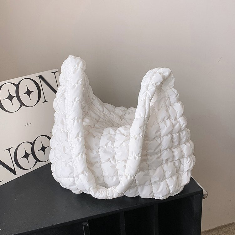 Women's Pleated Cloud Fashion Portable Dumpling Large Shoulder Bags