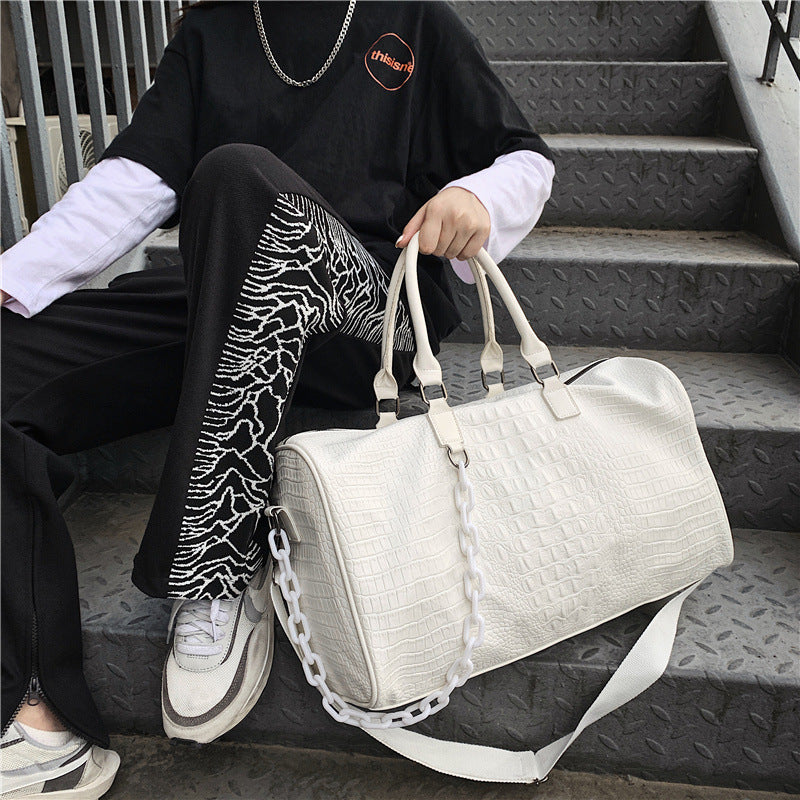 Pattern Portable Large Capacity Short Business Bags