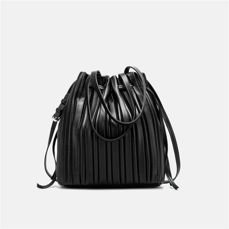 Women's Korean Niche Design Large Capacity Texture Bags