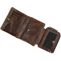 Men's Business Simplicity Short Multiple Slots Leather Men's Wallets