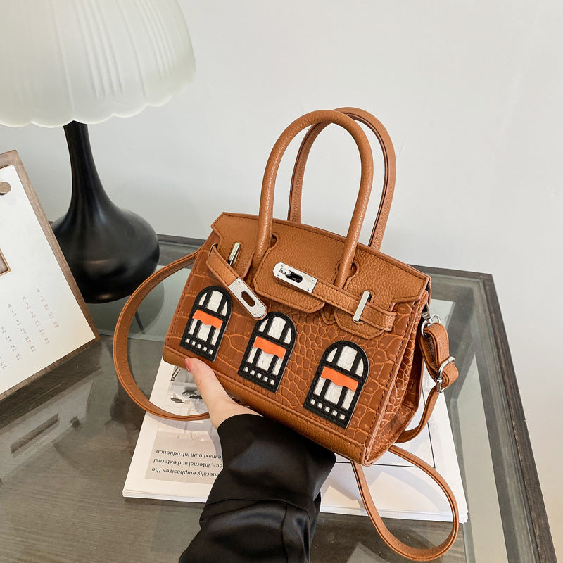 Classic House Platinum Female Summer Crocodile Handbags