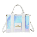 Ditch Hand-held Female Niche Sequins Contrast Tote Bags
