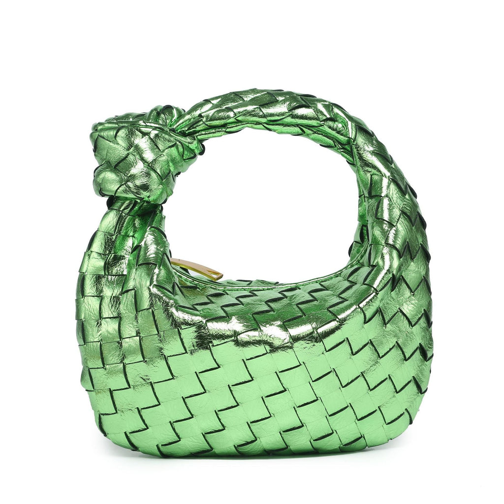Fashion Trend Dumpling Knotted Hand-woven Croissant Handbags